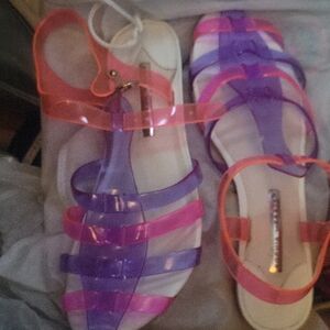 Sophia Webster Purple and Pink Sandals